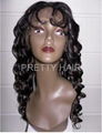 synthetic front lace wig