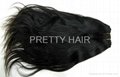 18" cuticle top real tangle free brazilian virgin human hair weaves