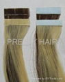 high quality skin weft tape hair extension clear band tape hair extensions