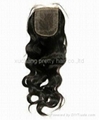 18inch Brazilian virgin hair  lace