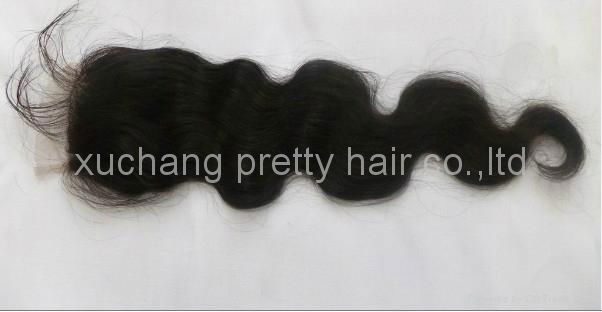 top closure real human hair extension wholesale price 3