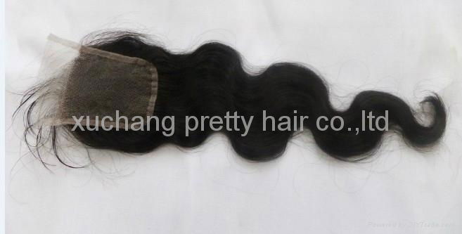 14inch Brazilian virgin lace closure 2