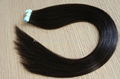 20inch high quality remy double side PU tape hair extension