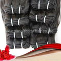 High quality 18"black wholesale  Malaysian Virgin hair 