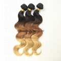 6A Grade Top Hot Selling Brazilian Ombre Hair Weaves Wholesale