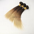 100g ombre brazilian virgin hair bodywave1pcs 3 tone