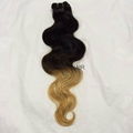 100g ombre brazilian virgin hair bodywave1pcs 3 tone