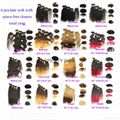 100g ombre brazilian virgin hair bodywave1pcs 3 tone