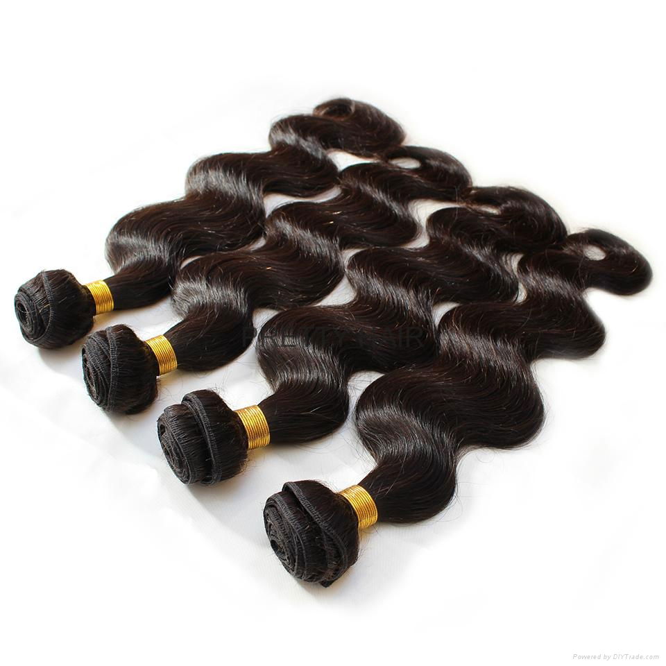 7A grade Brazilian Virgin Human Hair Body Wave18" 4