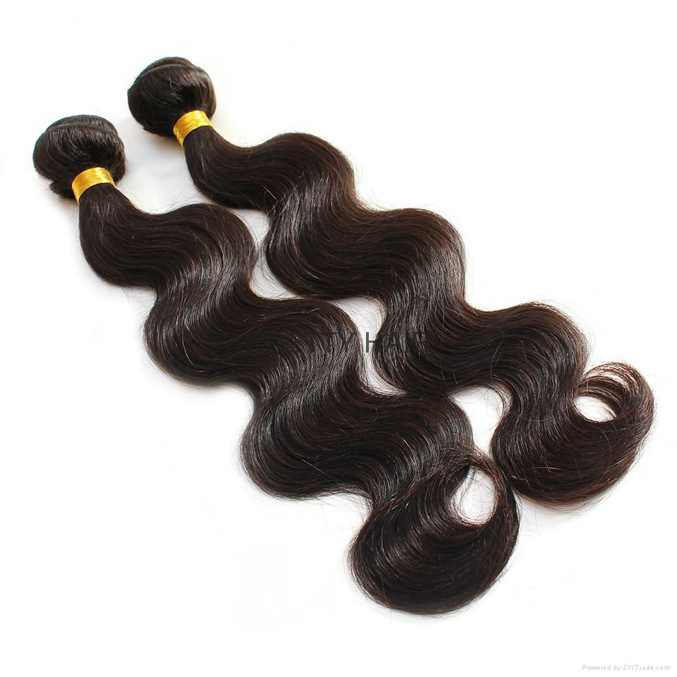 7A grade Brazilian Virgin Human Hair Body Wave18" 3