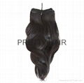 12inch Malaysian curly wave hair weft