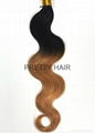 14-26inch Ombre brazilian body wave hair colorT1b/27