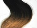 14-26inch Ombre brazilian body wave hair colorT1b/27