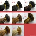 18inch -remy -straight -I-tip-human- hair extension-color #8