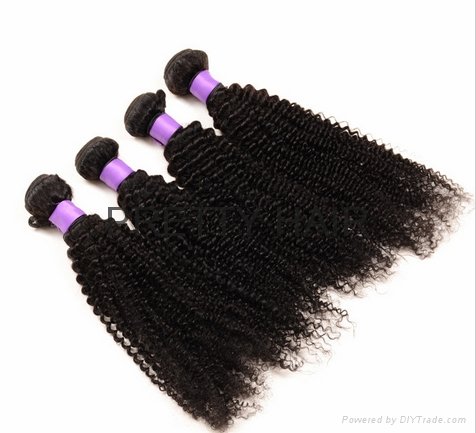  Brazilian Virgin Hair  KINKY CURL hair weaving