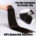 Brazilian virgin Hair Pre-bonded  Hair extension I-tip Hair