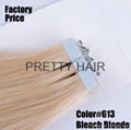  Brazilian Virgin Hair Tape hair extension 4