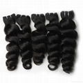  Brazilian Loose Wave Virgin Hair 3 Bundles Brazilian Virgin Hair   4