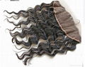 unprocess brazilian hair lace frontal in natural color  6