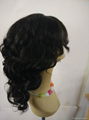 18" Loose Wave Brazilian Virgin Hair Glueless Full Lace Wigs 