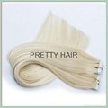 The Best Quality Brazilian Virgin Hair Tape Hair Extension100g 40pcs/pack 