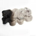 2015 Brazilian Ombre Grey Hair