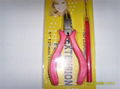 hair tool plating straight-tip plier