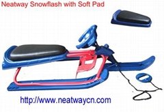 无动力滑雪车 方向雪撬 滑雪板
