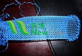 Brake Valve Silencer Blue Nylon flat knitted wire mesh