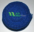 Brake Valve Silencer Blue Nylon flat knitted wire mesh