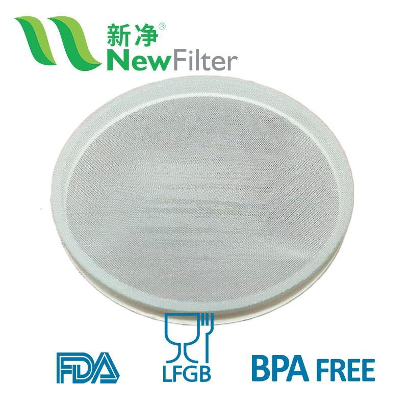 Disposable medical infusion mesh filter