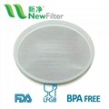 Disposable medical infusion mesh filter