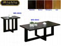 2PCS Wooden Black Wooden Cheap Modern