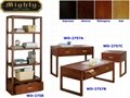 4PCS Wooden Walnut Living Room Cheap Coffee Table Sets Modern
