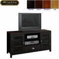 48 inch Dark Wood Entertainment Flat Screen TV Stand