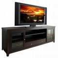 70 inch Espresso Two Door TV Television Stands For Flat Screens