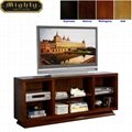 Wooden Mahogany Cubbies Large and Wide 70 TV Stand