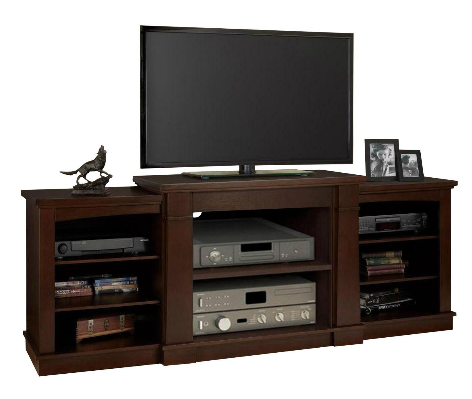 Wooden Espresso Av Entertainment 70 Inch Tv Stand Taiwan China