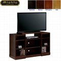 48" Wooden Walnut Living Room Simple Designs Cheap TV Stand