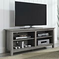 58 inch Wooden Reclaimed Grey Media Rustic TV Stands 4