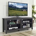 58 inch Wooden Reclaimed Grey Media Rustic TV Stands 6