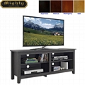 58 inch Wooden Reclaimed Grey Media Rustic TV Stands 1