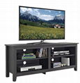 58 inch Wooden Reclaimed Grey Media Rustic TV Stands