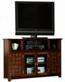 48 inch Walnut Funky Doors Retro TV Cabinet Wood Furniture