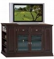 54 inch Side Piers Entertainment TV Stand Cabinets With Storage