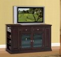 54 inch Side Piers Entertainment TV Stand Cabinets With Storage