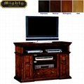 60 inch Reclaimed Doors Vintage Tall TV Console Credenza