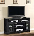 60 inch Charcoal Grey Modern Tall TV Stand Furniture 2