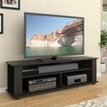 60 inch Wooden Black Universal Modern TV Entertainment Stands