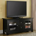 55 inch Mahogany Contemporary Flat Screen TV Stands